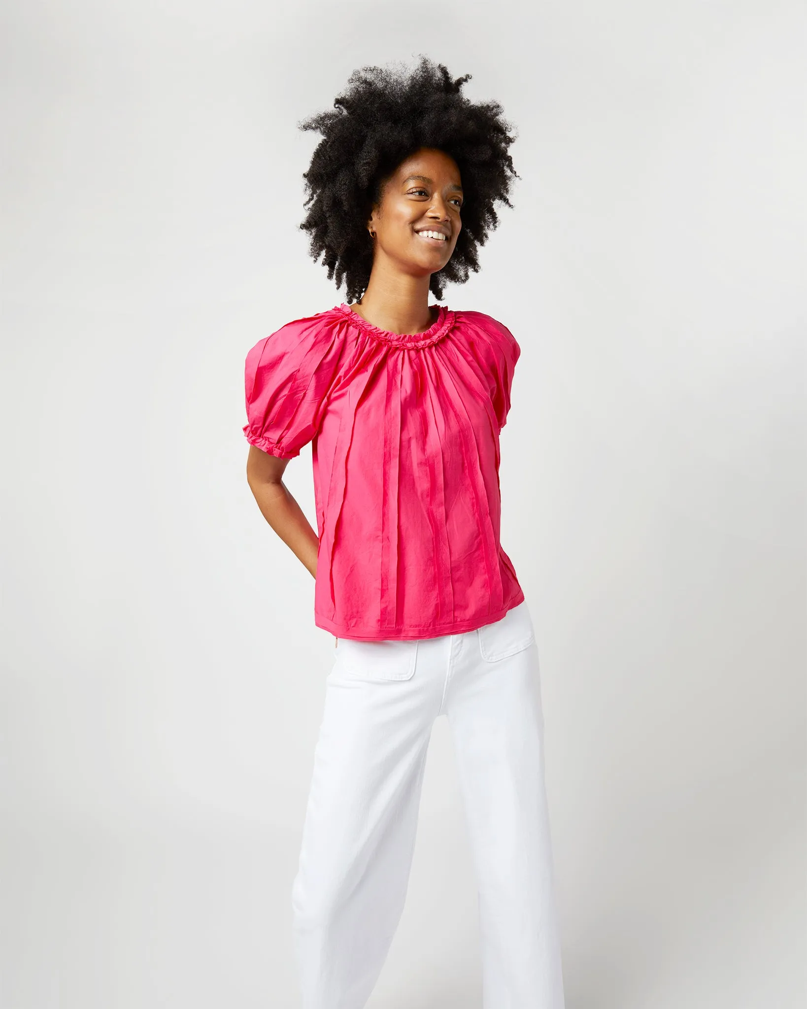 Lora Top in Orchid sold by Mashburn