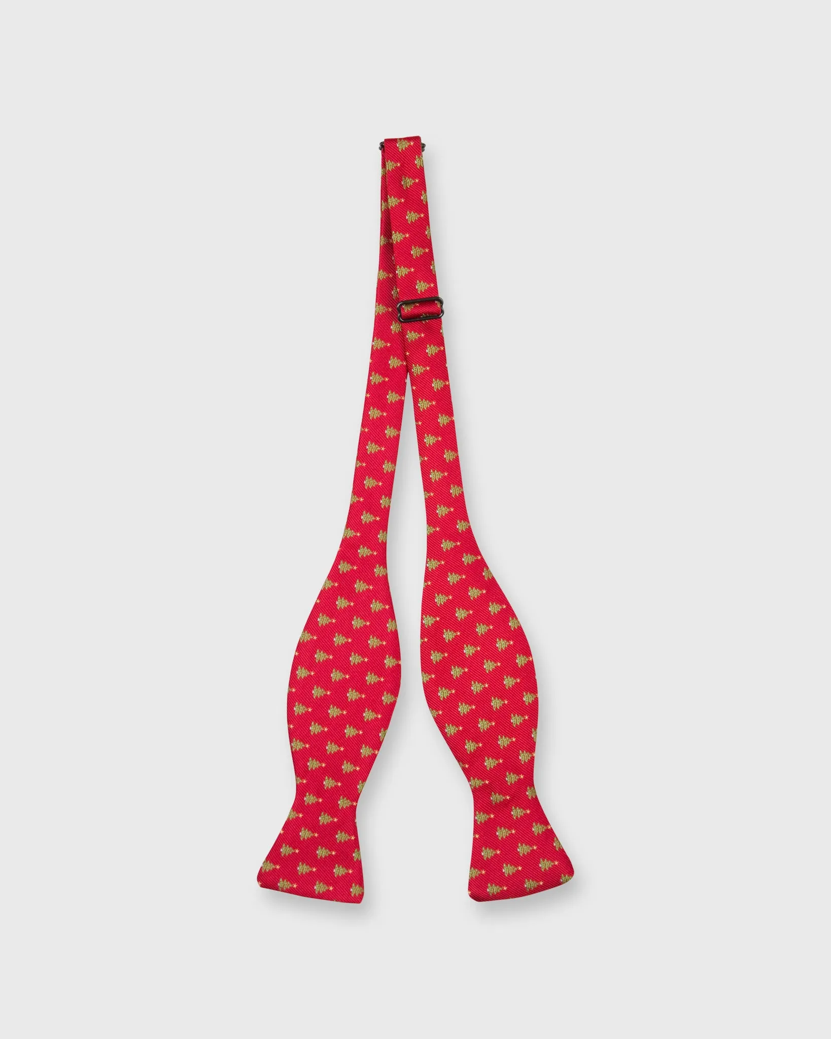 Silk Club Bow Tie in Red Christmas Tree sold by Mashburn product image thumbnail 2