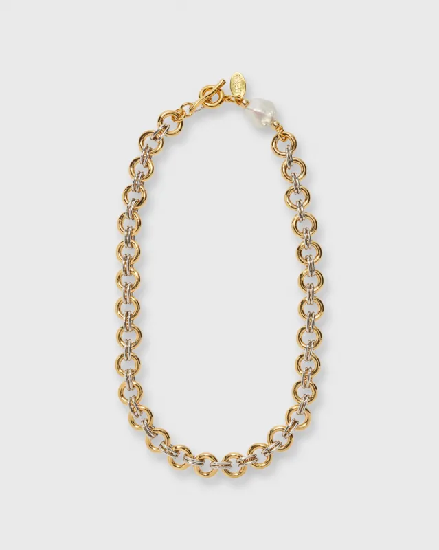 Duet Chain Necklace in Multi sold by Mashburn