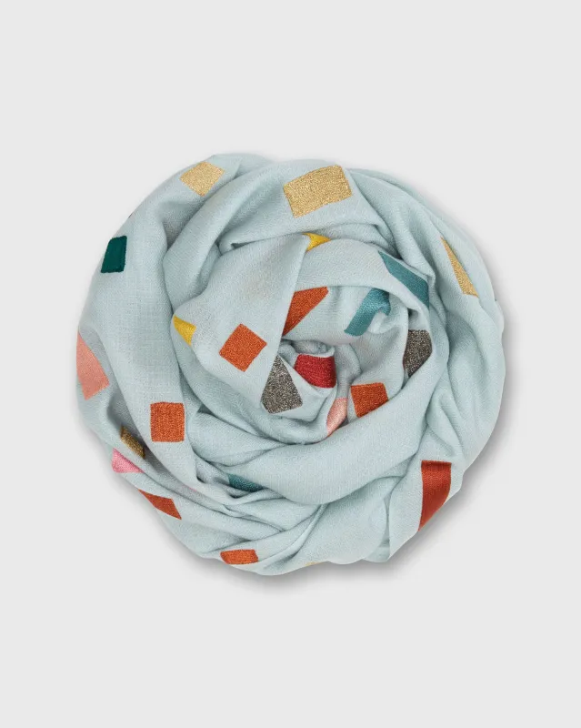 Vertex Vista Scarf in Sky Grey sold by Mashburn