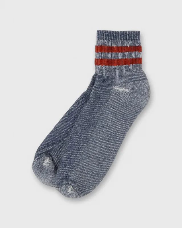Merino Activity Quarter Socks in Navy sold by Mashburn