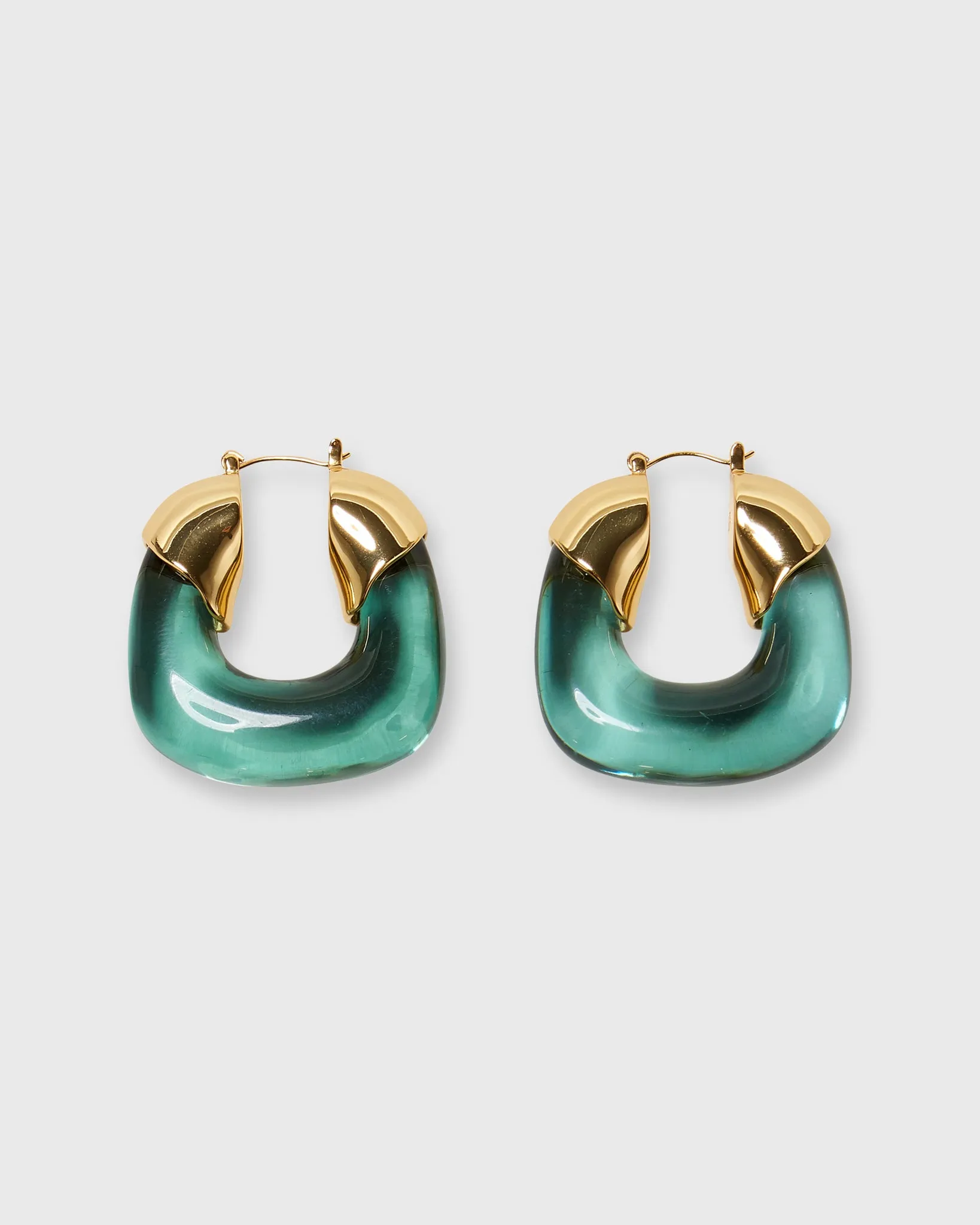 Organic Hoop Earrings in Forest sold by Mashburn product image thumbnail 5
