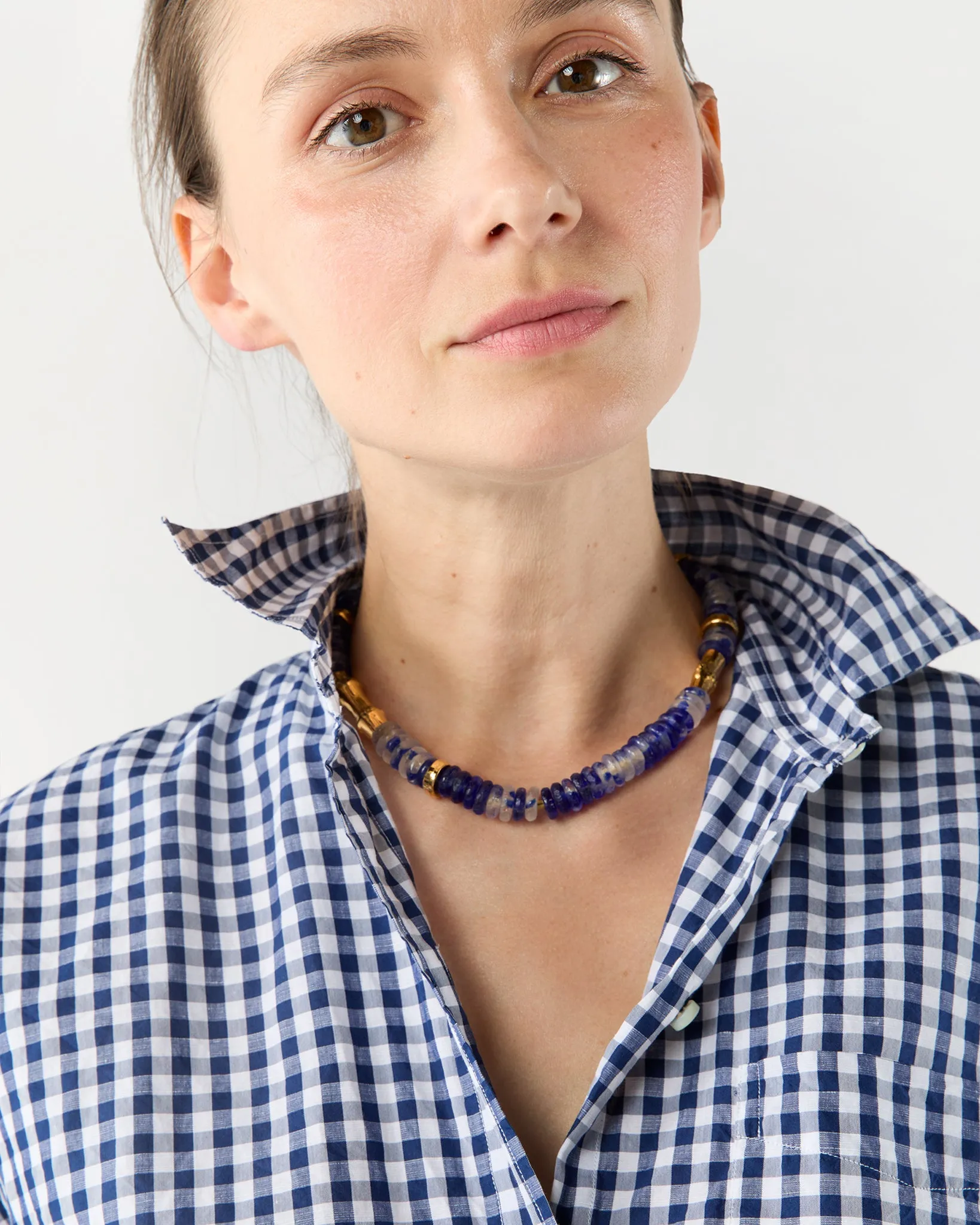 Toga Beach Necklace in Dark Blue Wave sold by Mashburn product image thumbnail 2