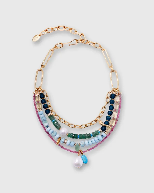 Vizcaya Necklace in Berry sold by Mashburn