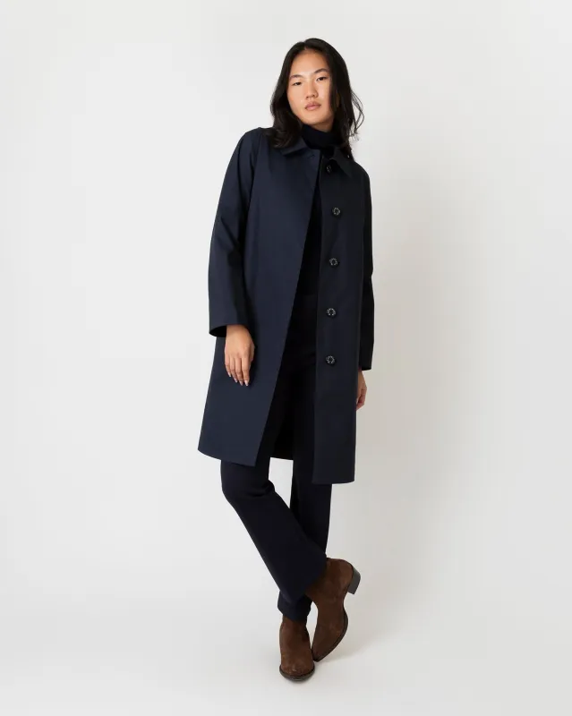 Banton Coat in Navy made by Mackintosh