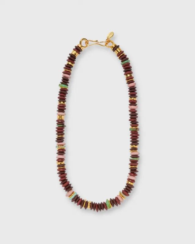 Long Laguna Necklace in Merlot sold by Mashburn