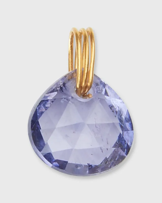Small Briolette Pendant in Iolite made by Mashburn