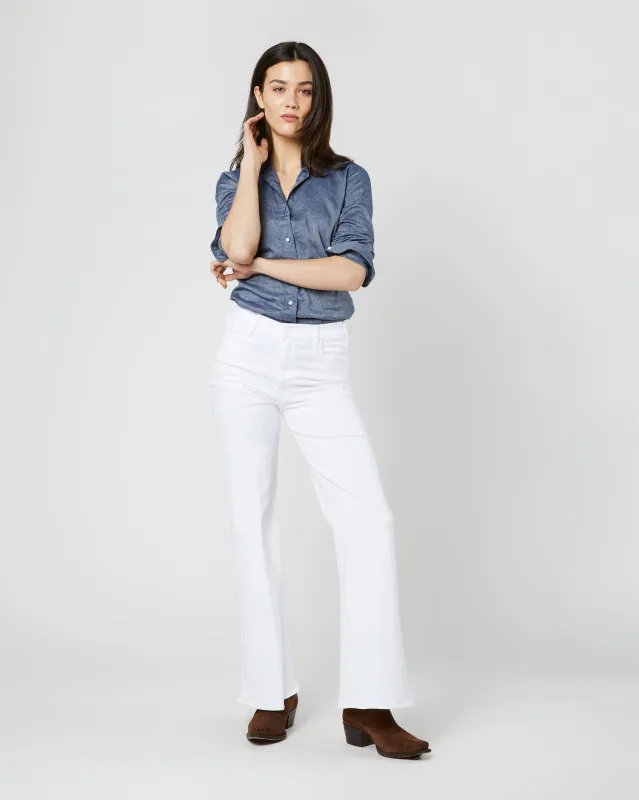 The Hustler Roller Skimp Jean in Fairest Of Them All made by MOTHER