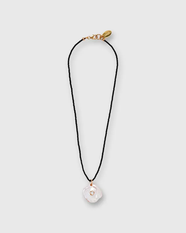 Meret Necklace in Black sold by Mashburn