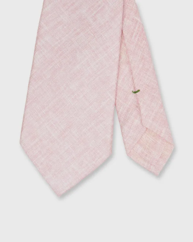 Linen Woven Tie in Pink sold by Mashburn
