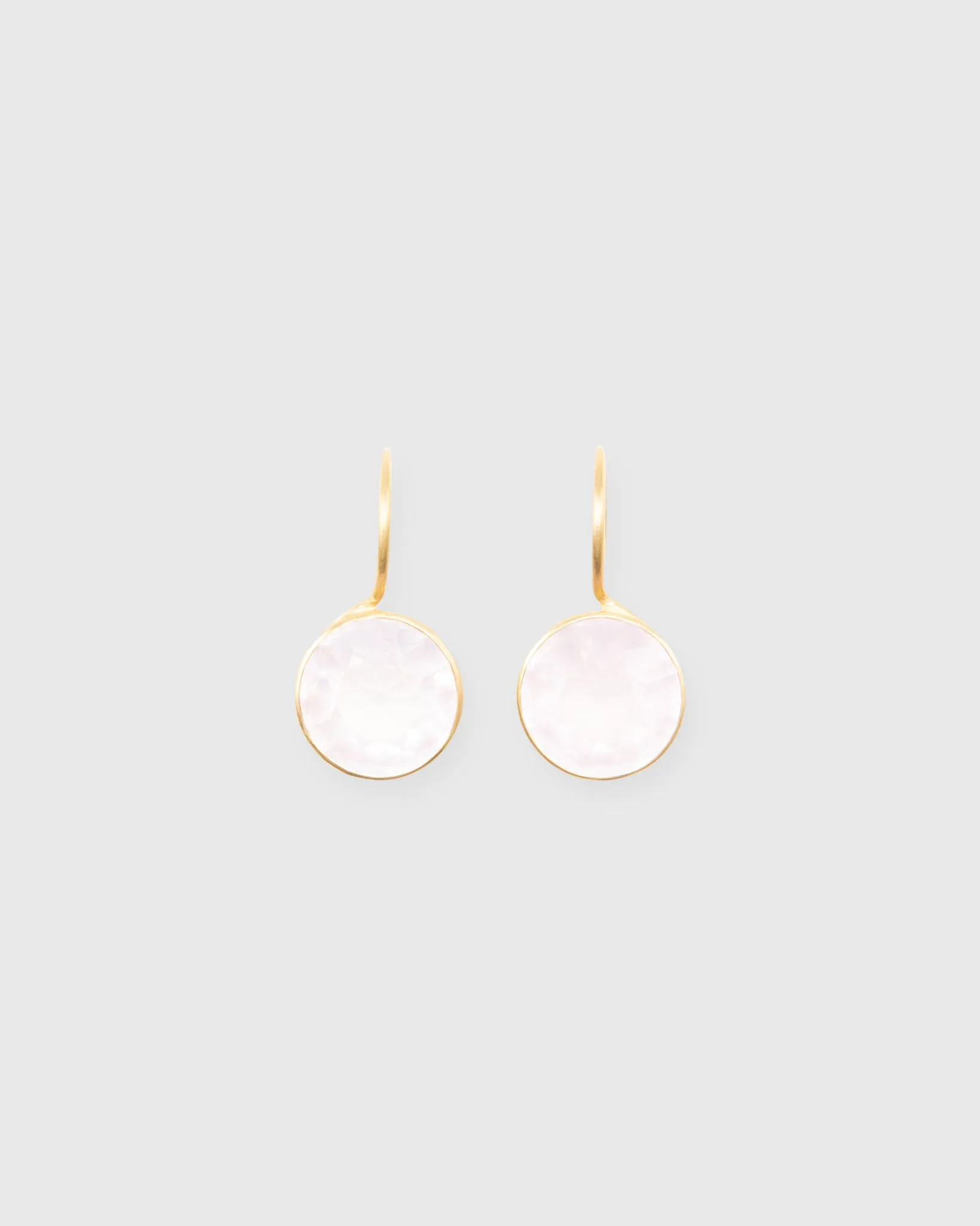 Lady Like Earrings in Rose Quartz sold by Mashburn