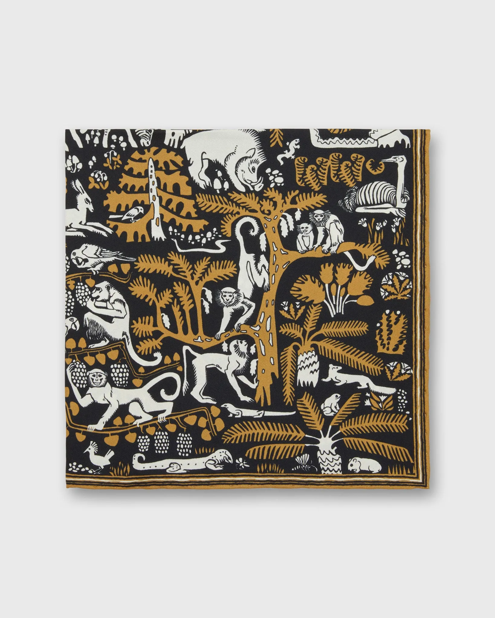 Ludwig Square Scarf in Yellow sold by Mashburn product image thumbnail 2