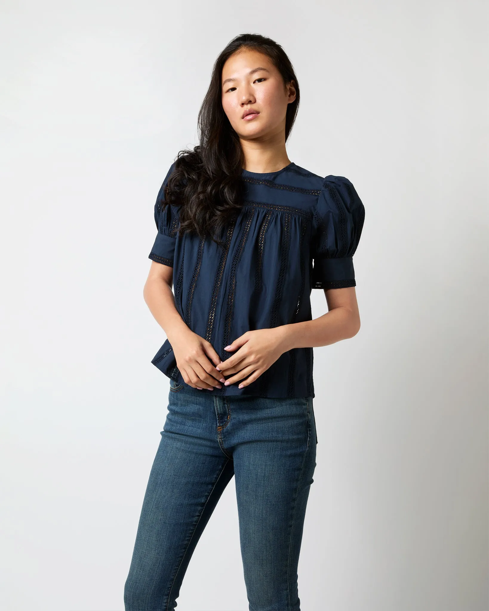 Nara Top in Midnight sold by Mashburn product image thumbnail 3