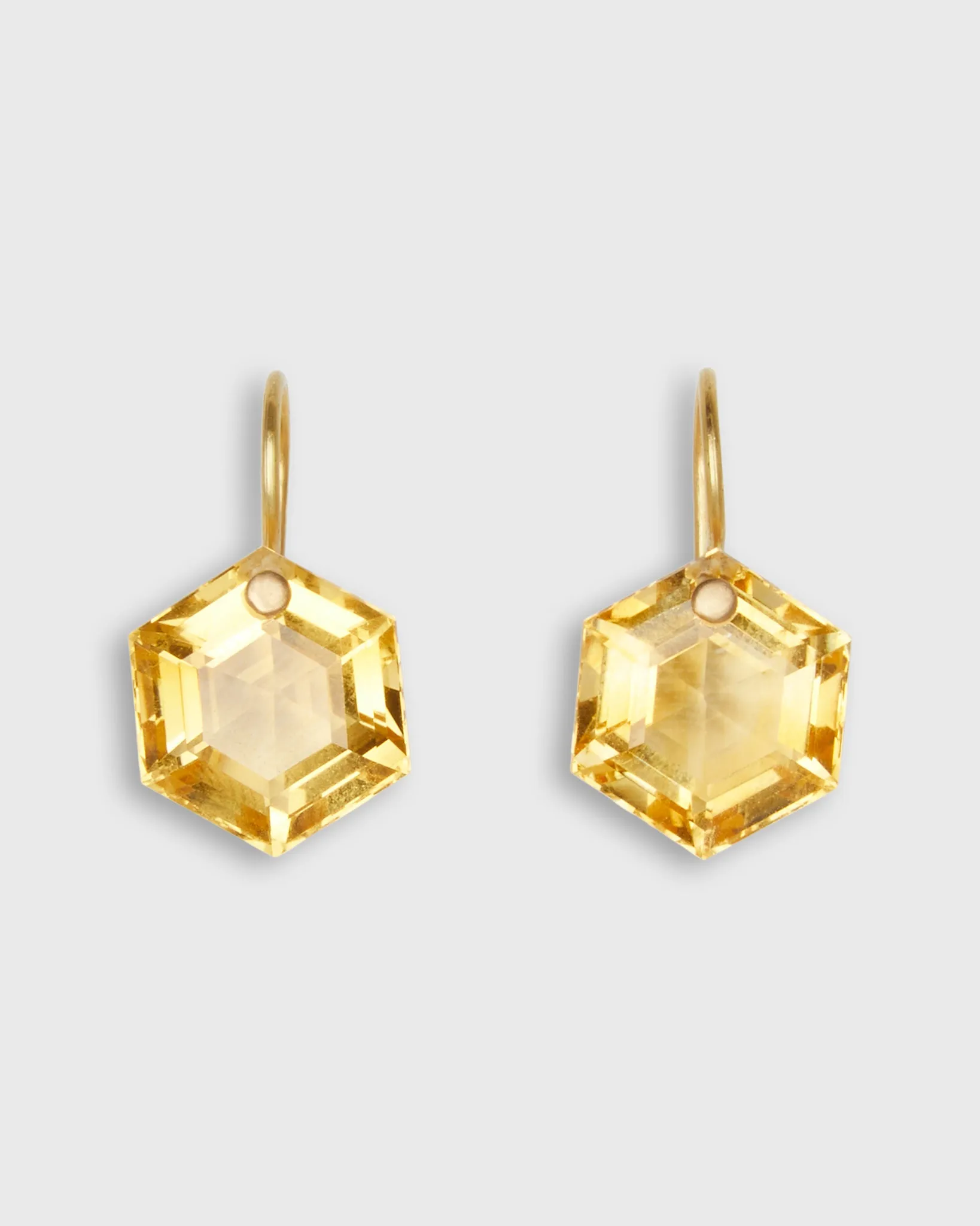 Hexagon Earrings in Citrine sold by Mashburn product image thumbnail 2