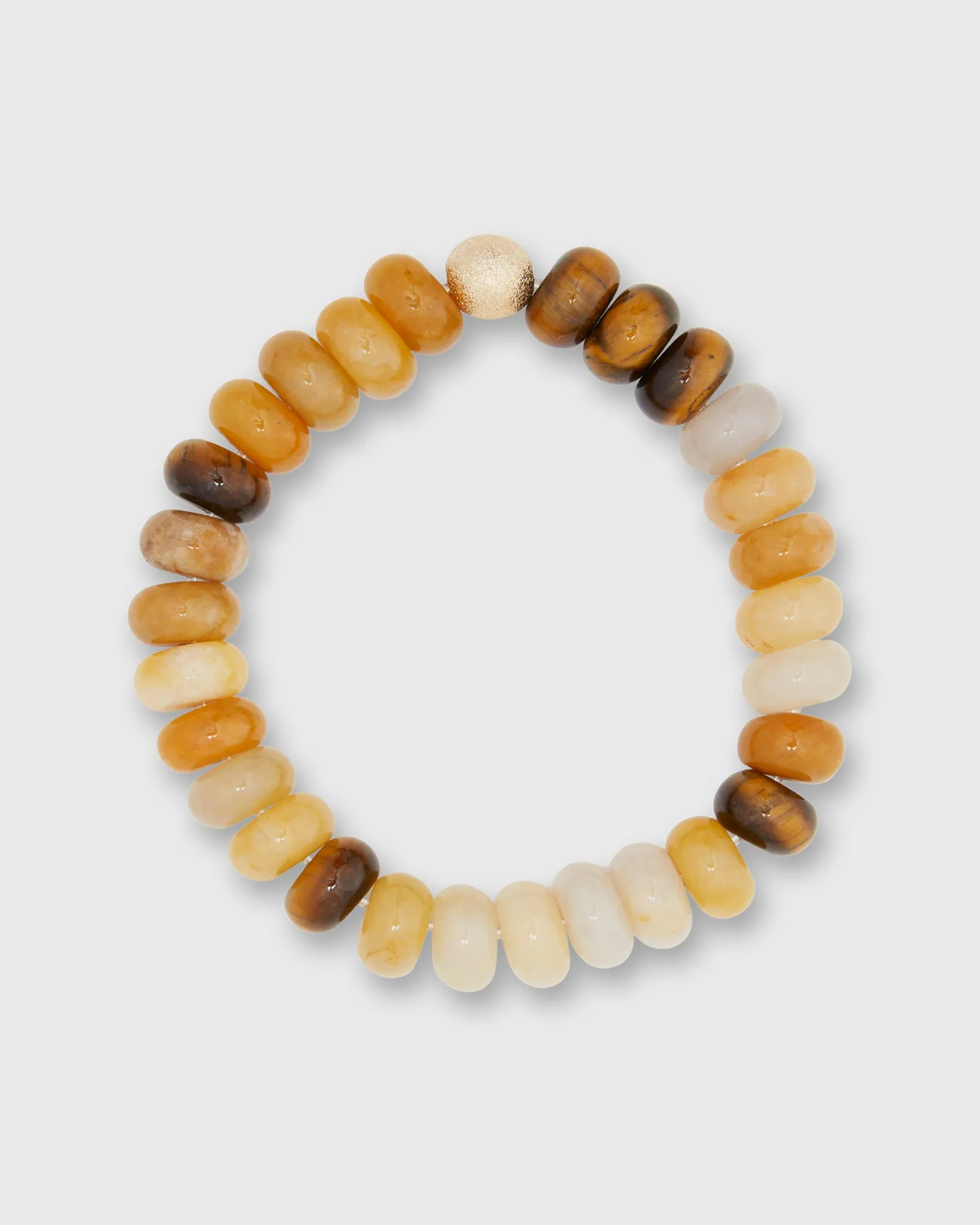 Semi Precious Beaded Bracelet in Leopard sold by Mashburn