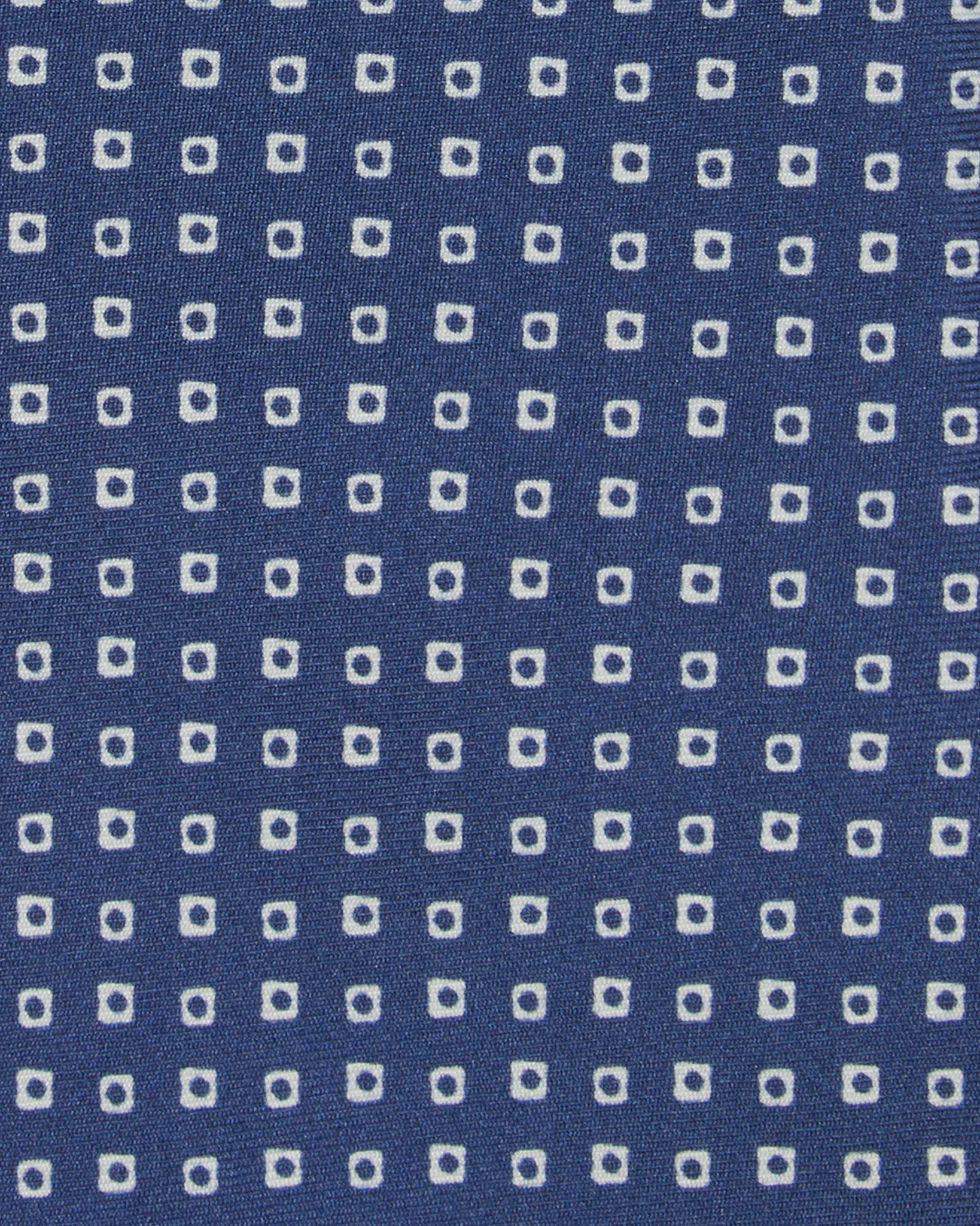 Silk Print Tie in Blue/Chalk Diamond Dot sold by Mashburn product image thumbnail 2