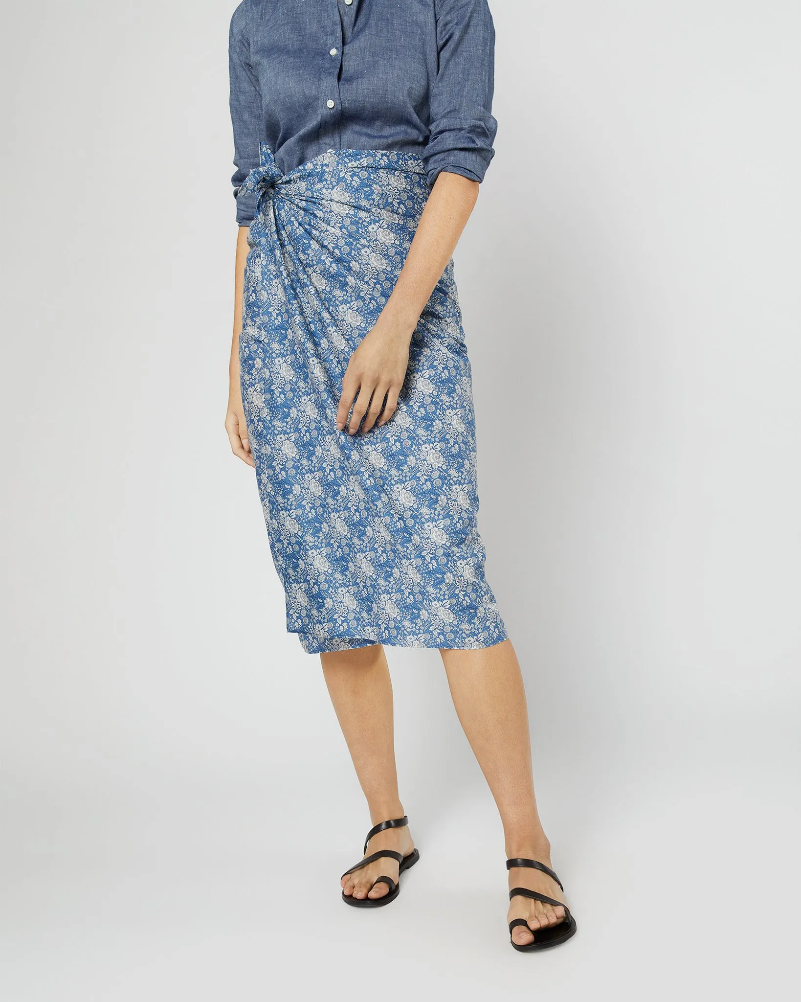 Ashley Pareo in Blue Picot Liberty Fabric sold by Mashburn product image thumbnail 2
