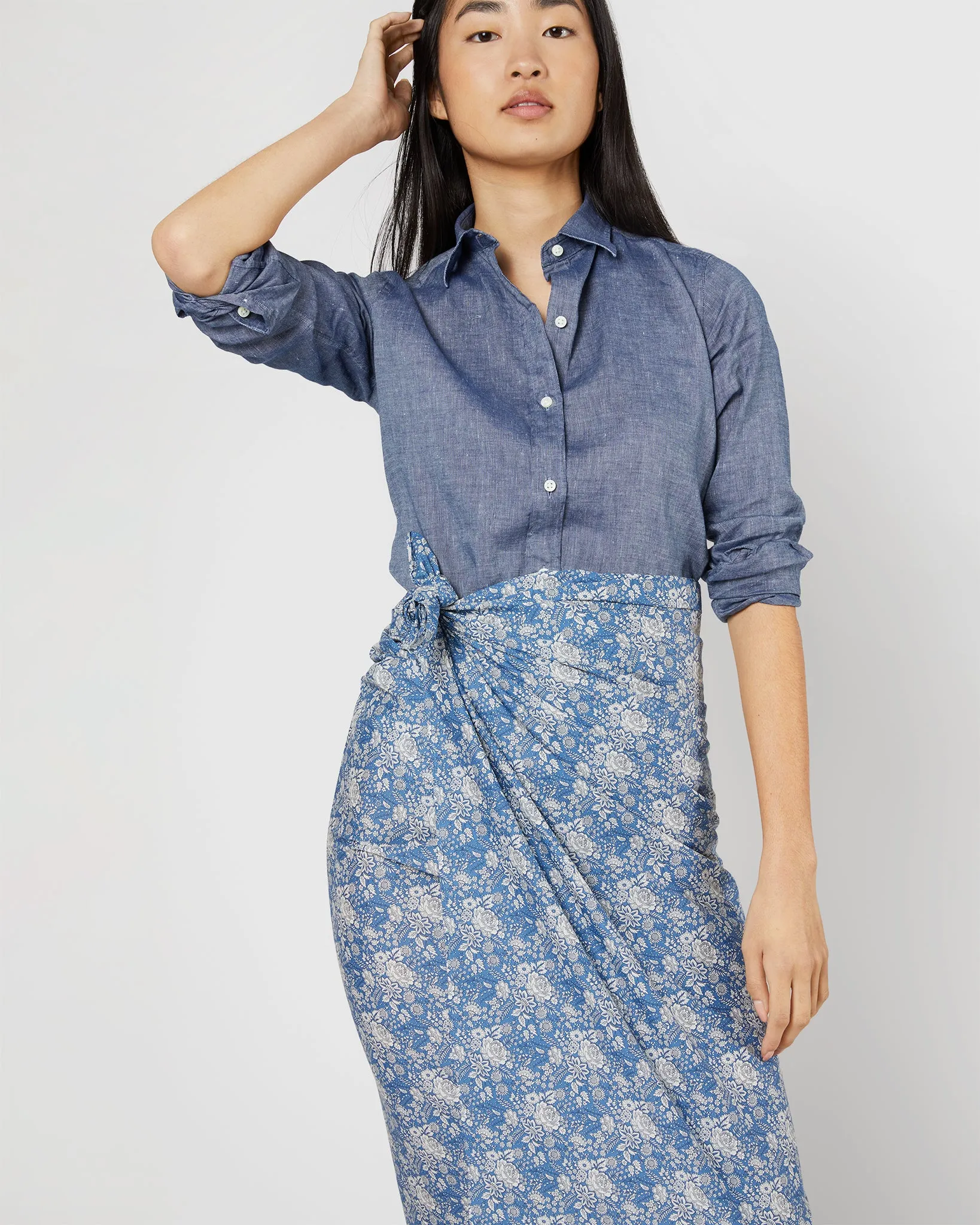 Ashley Pareo in Blue Picot Liberty Fabric sold by Mashburn product image thumbnail 4