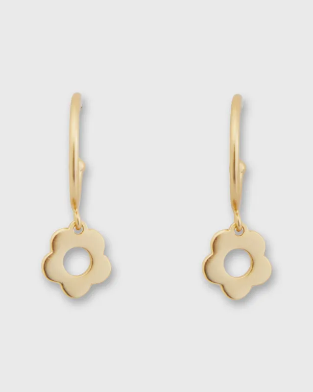 Freya Hoop Earrings in Gold made by Mashburn