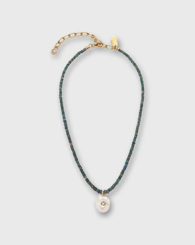 Castillo Necklace in Black Opal sold by Mashburn