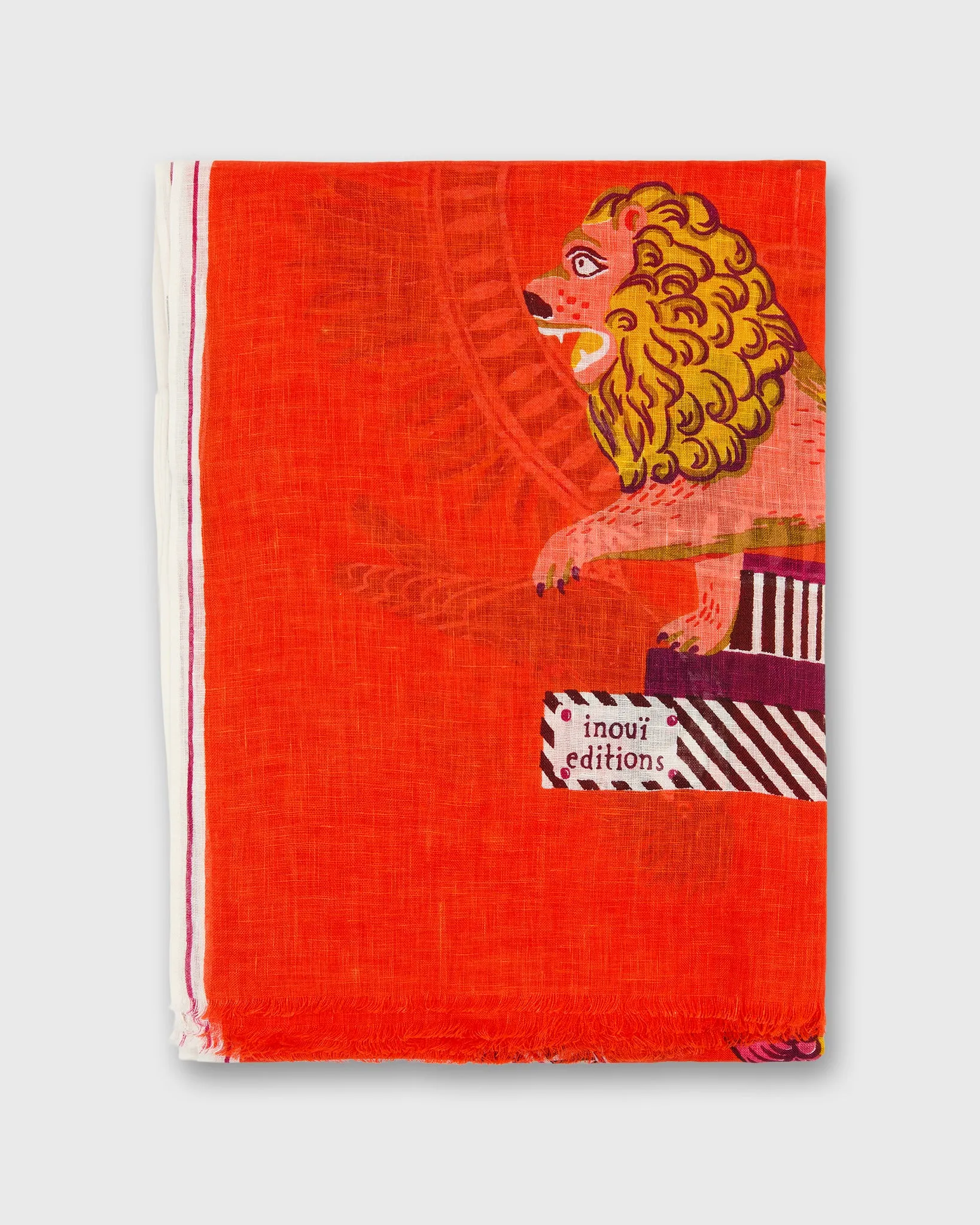 Diego Scarf in Orange sold by Mashburn product image thumbnail 2