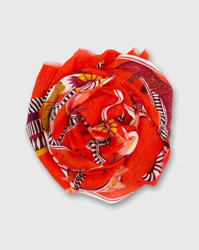 Diego Scarf in Orange made by Mashburn