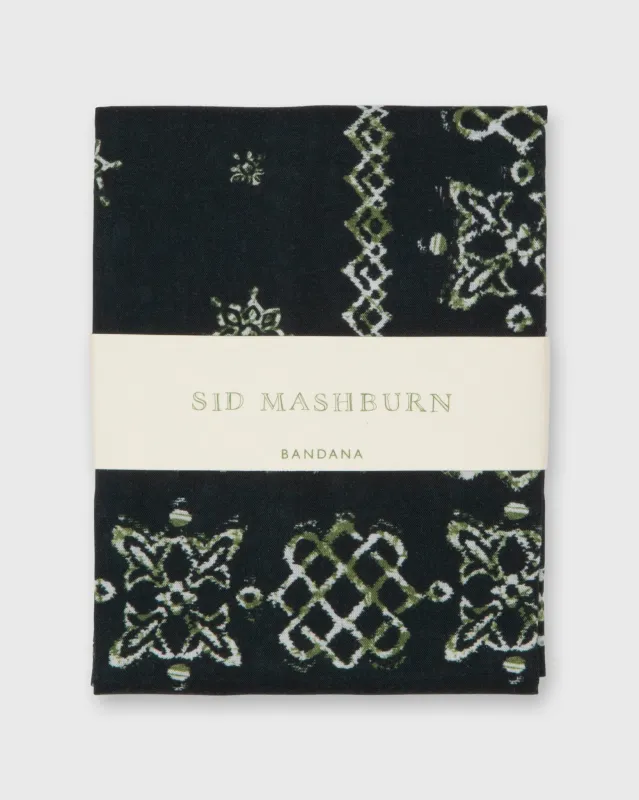 Bandana in Hunter Paisley sold by Mashburn