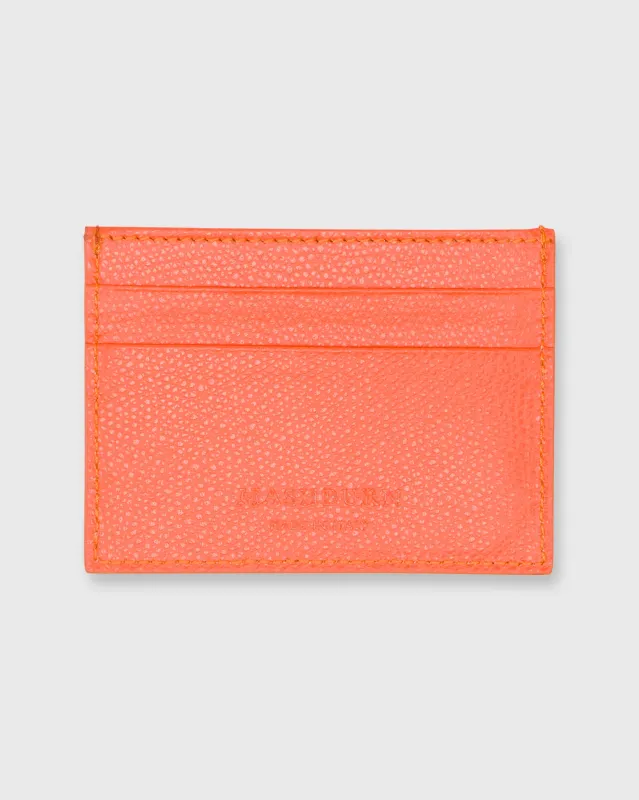 Card Holder in Orange Leather sold by Mashburn