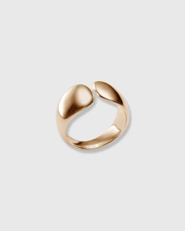 Soft Open Ring in Gold sold by Mashburn