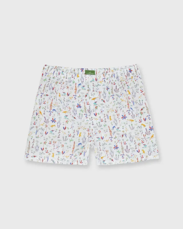 Button-Front Boxer Short in Multi Theo Liberty Fabric made by Sid Mashburn