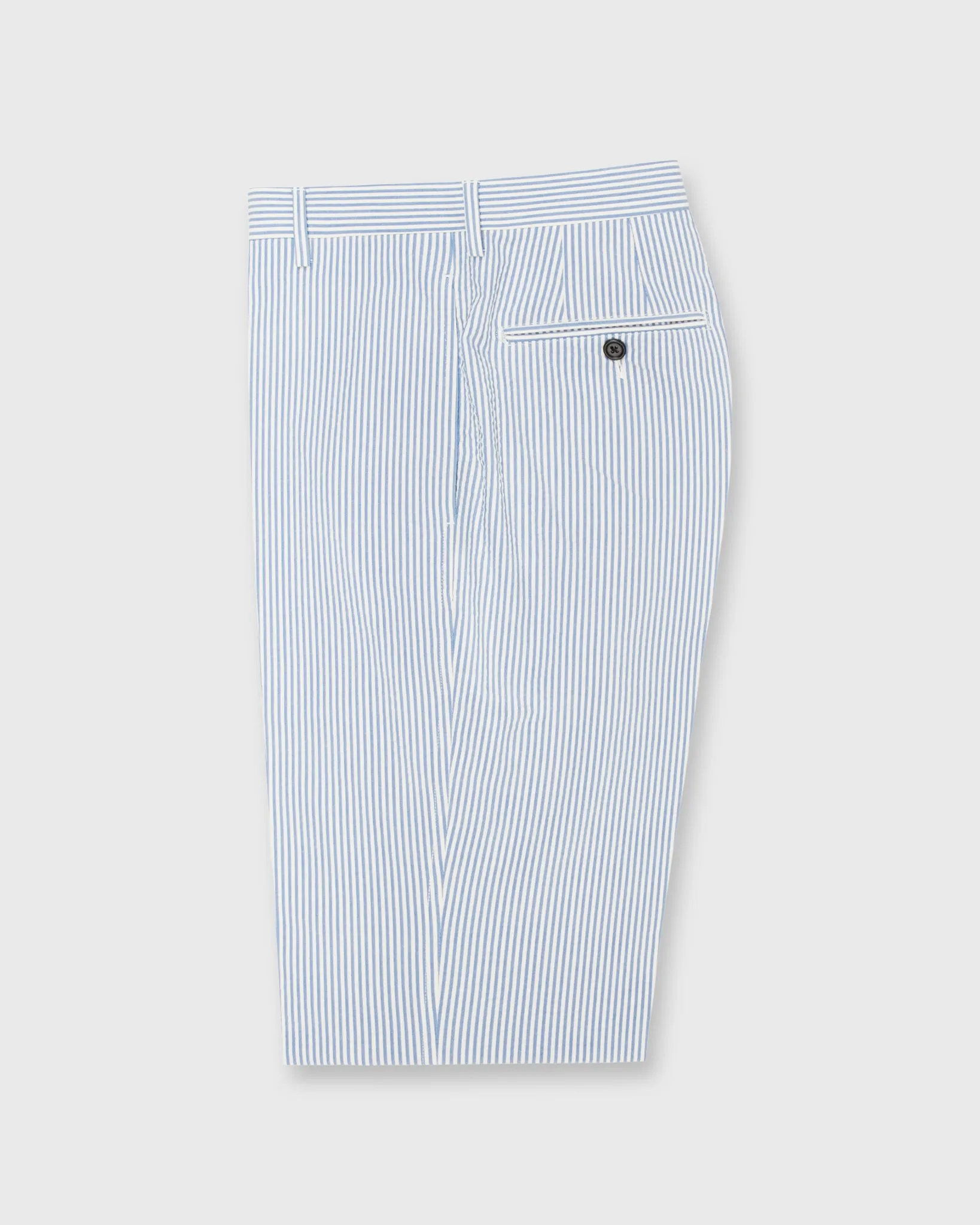 Sport Trouser in Dutch Blue/Bone Seersucker sold by Mashburn