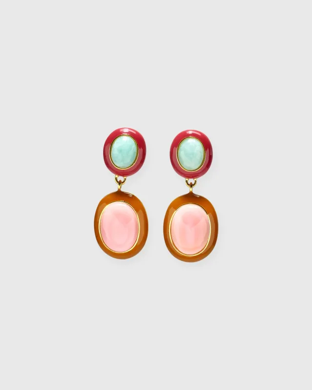 Papaya Earrings in Pink Conch sold by Mashburn