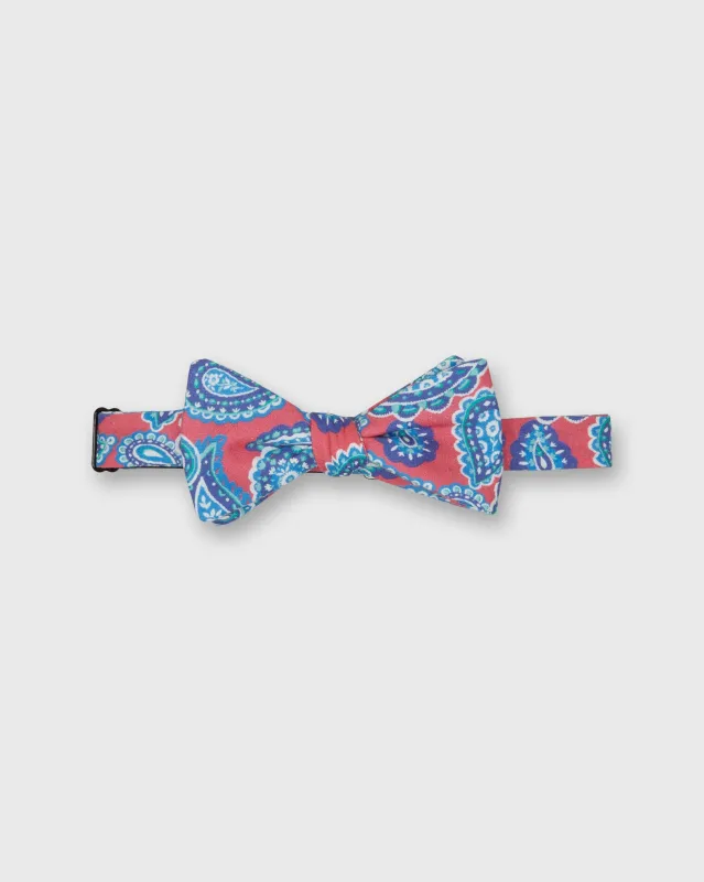 Cotton Bow Tie in Azalea Florentine made by Sid Mashburn