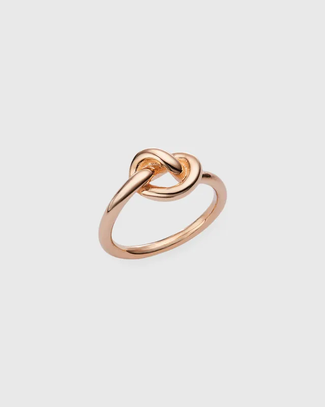 Small Knot Ring in Gold sold by Mashburn