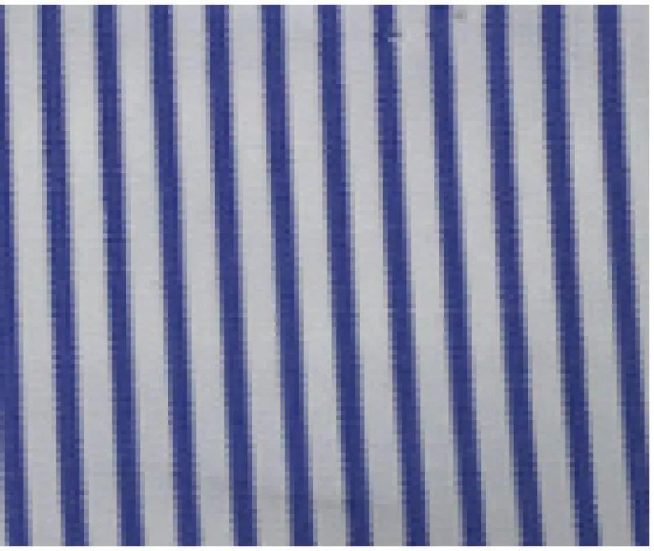 Made-to-Order Anaya Popover Dress in Blue Small Bengal Stripe Poplin sold by Mashburn