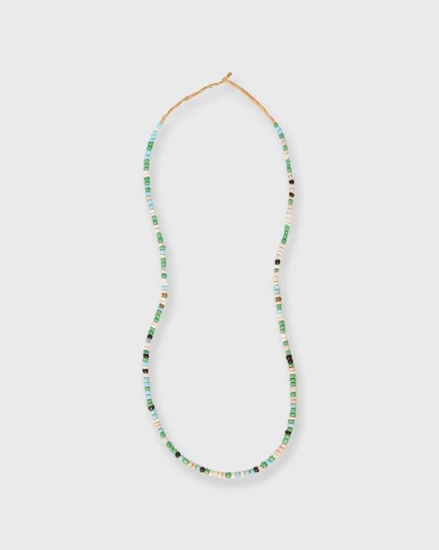 Very Small African Beads in Blue/Green Multi made by Mashburn