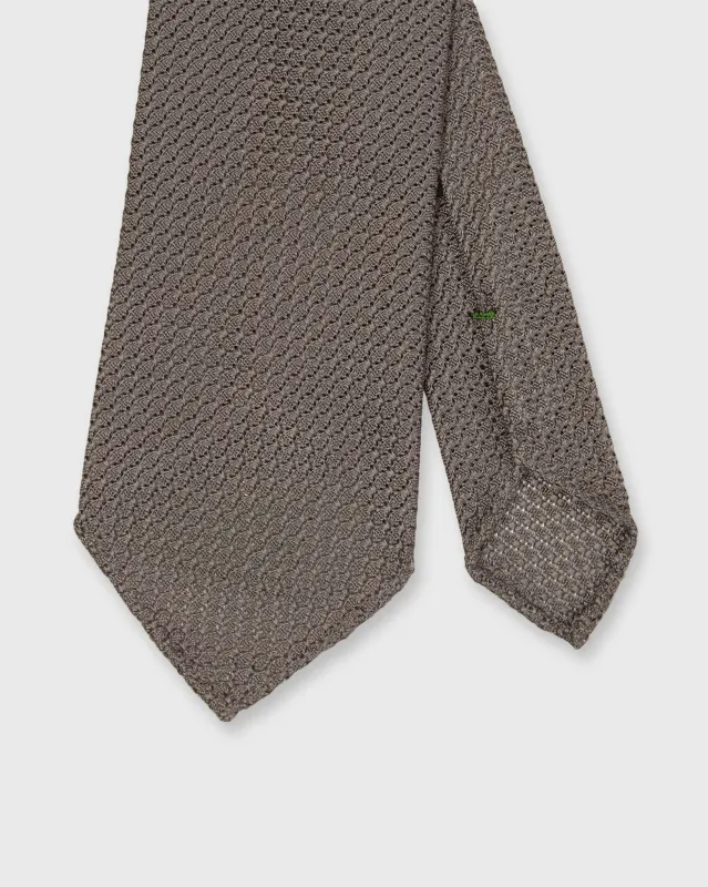 Silk Grosso Grenadine Tie in Smoke sold by Mashburn