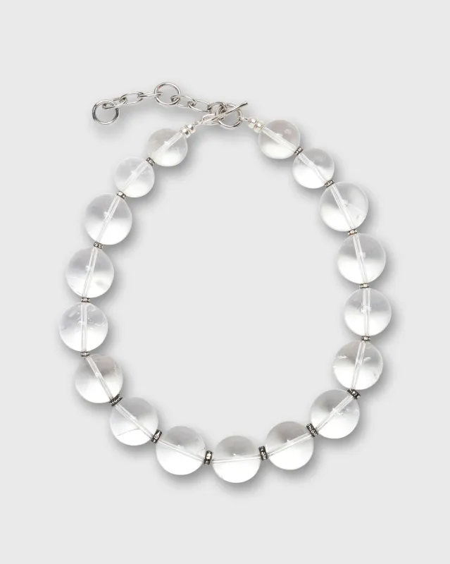 Silver Moon Collar in Clear sold by Mashburn