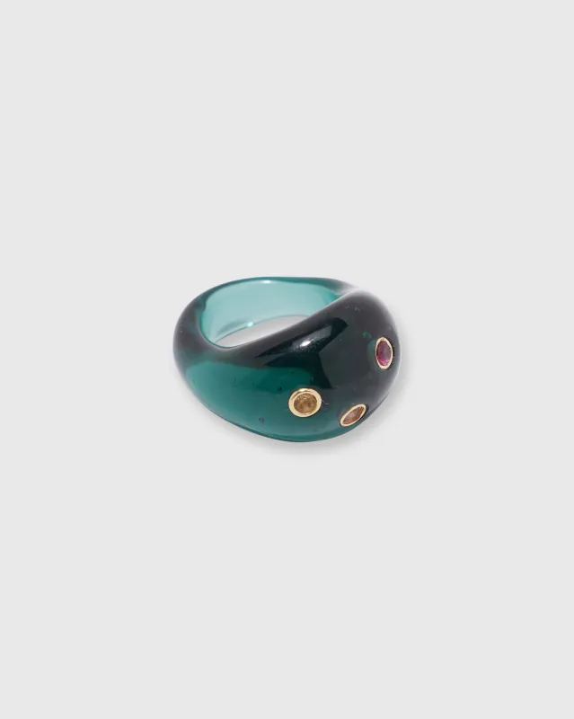 Monument Ring in Deep Teal sold by Mashburn