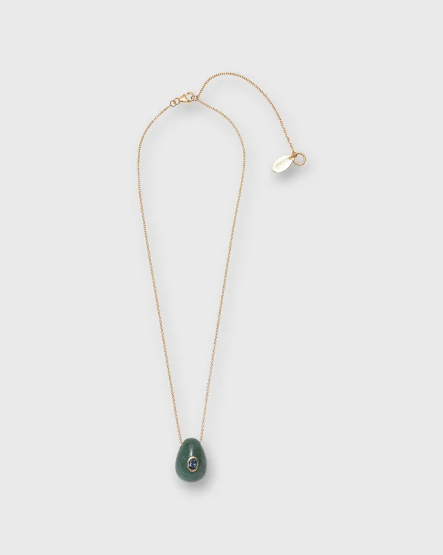 Constance Necklace in Green Jade sold by Mashburn