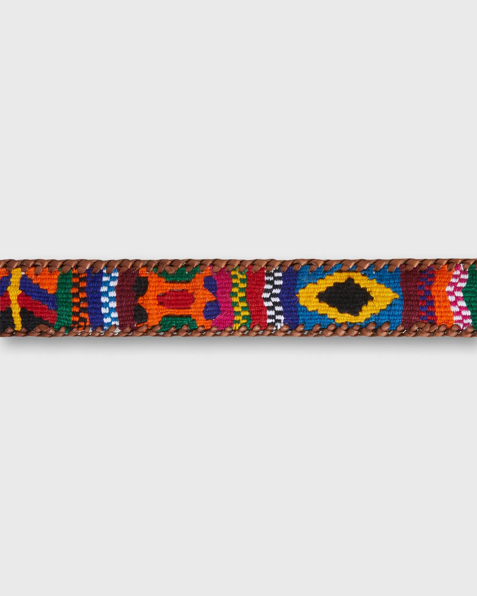 1.5" Hand-Loomed Belt in Blue/Pink/Orange Multi sold by Mashburn product image thumbnail 2