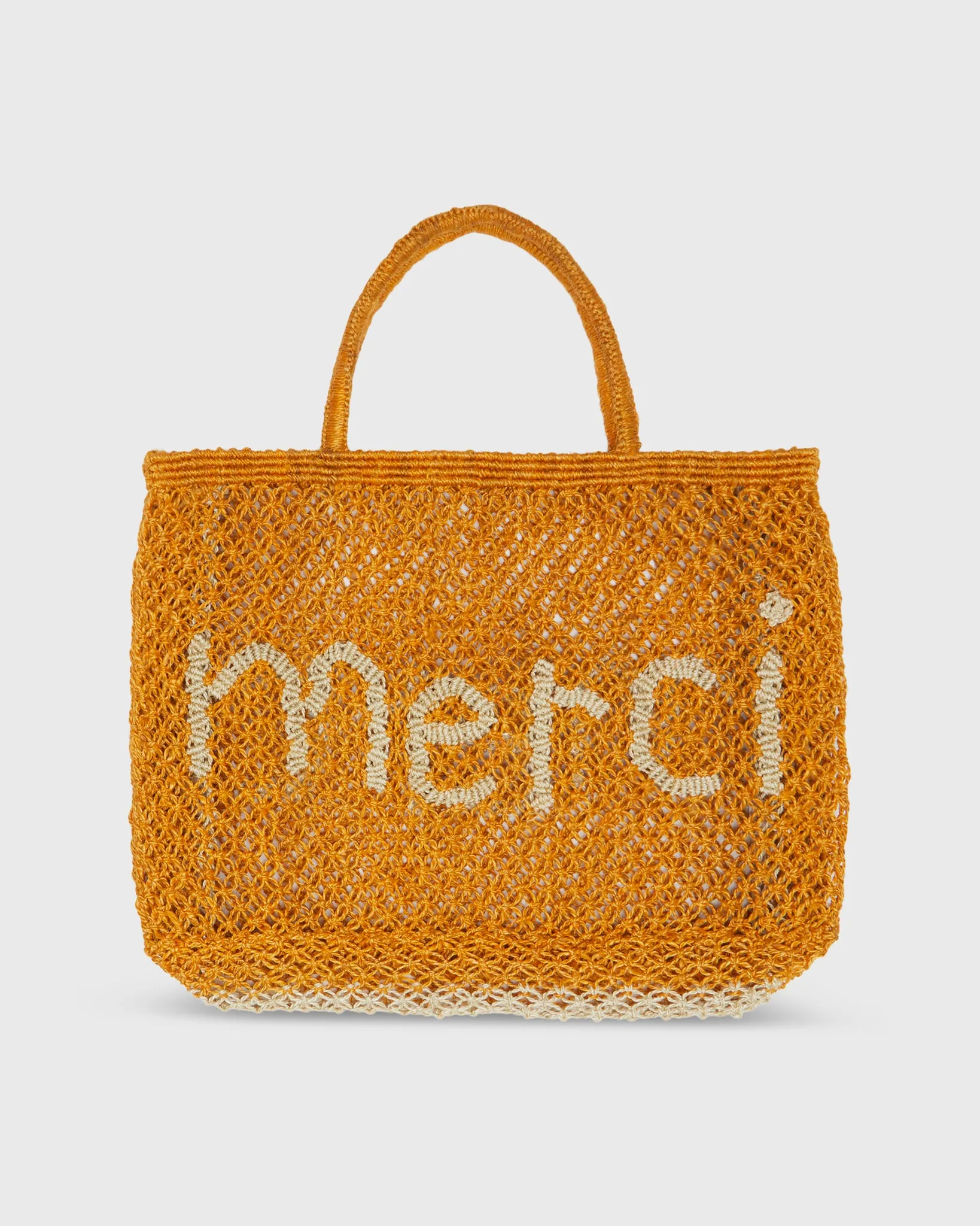 Small Merci Tote in Honey/Natural sold by Mashburn