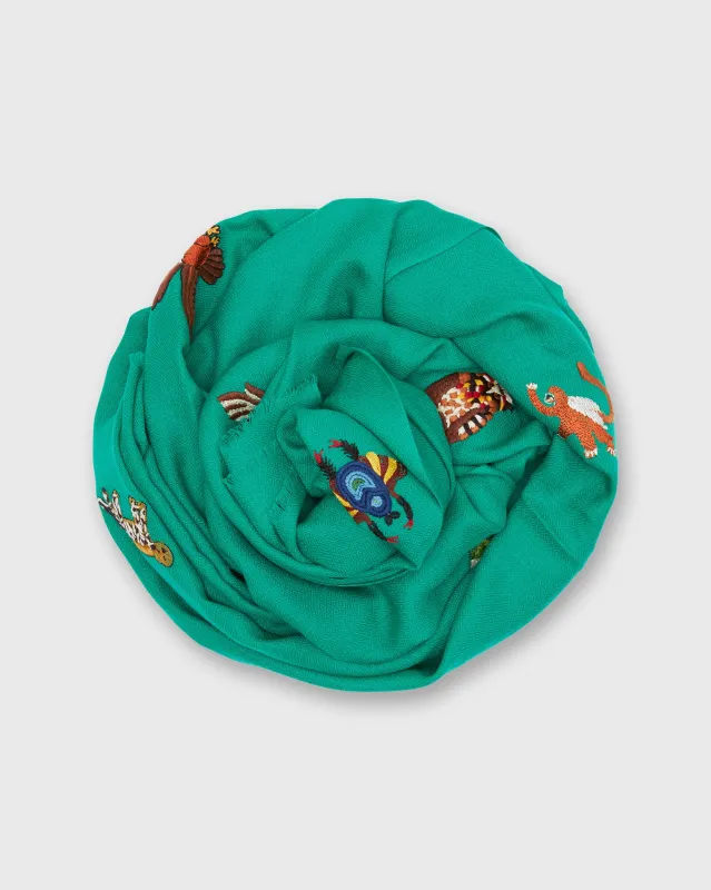 Wilderness Scarf in Lush Meadow Multi sold by Mashburn