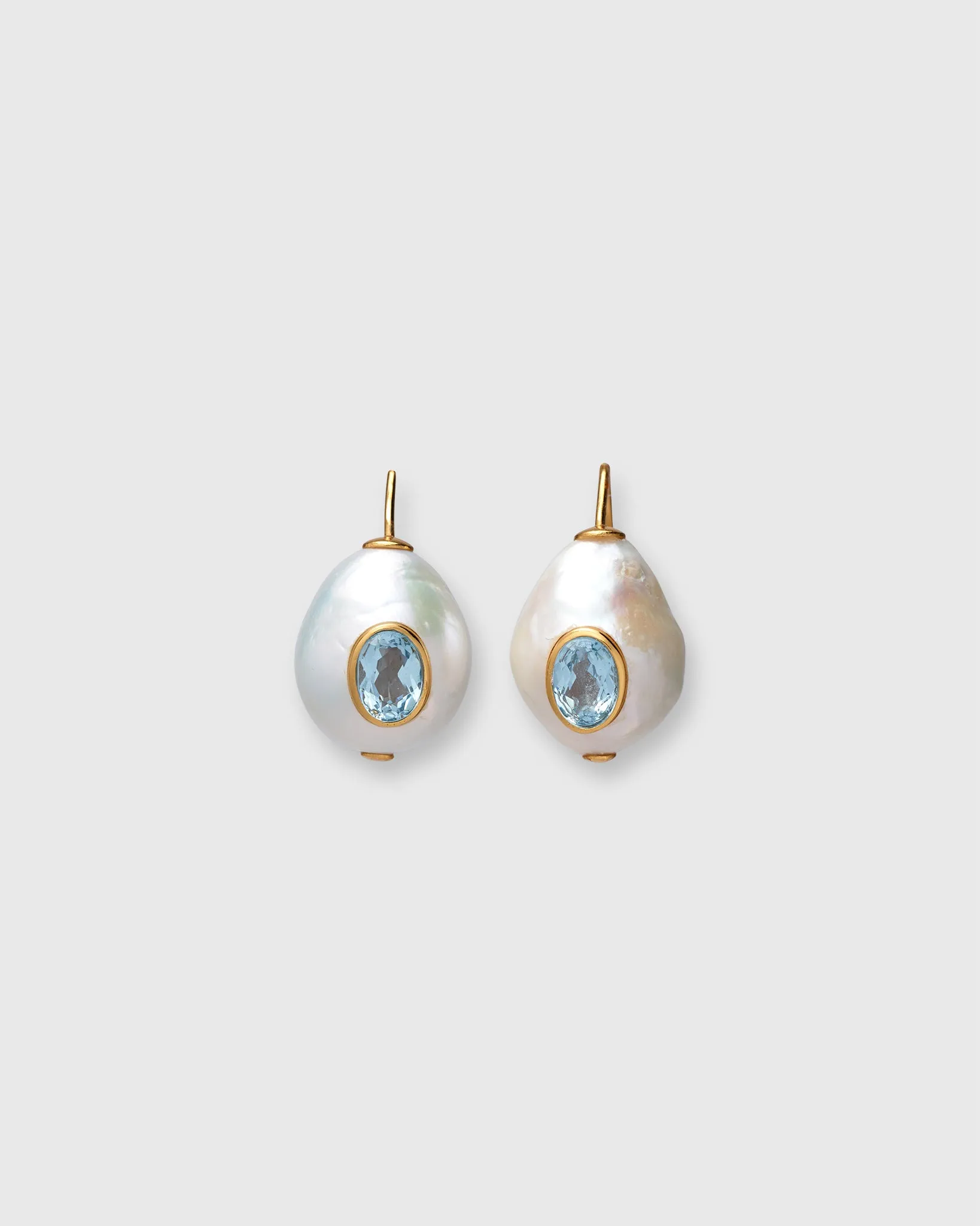 Pearl Pablo Earrings in Blue Topaz sold by Mashburn