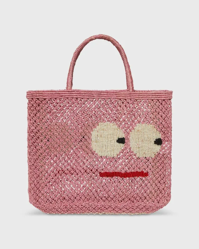 Small Big Eyes Tote in Berry sold by Mashburn
