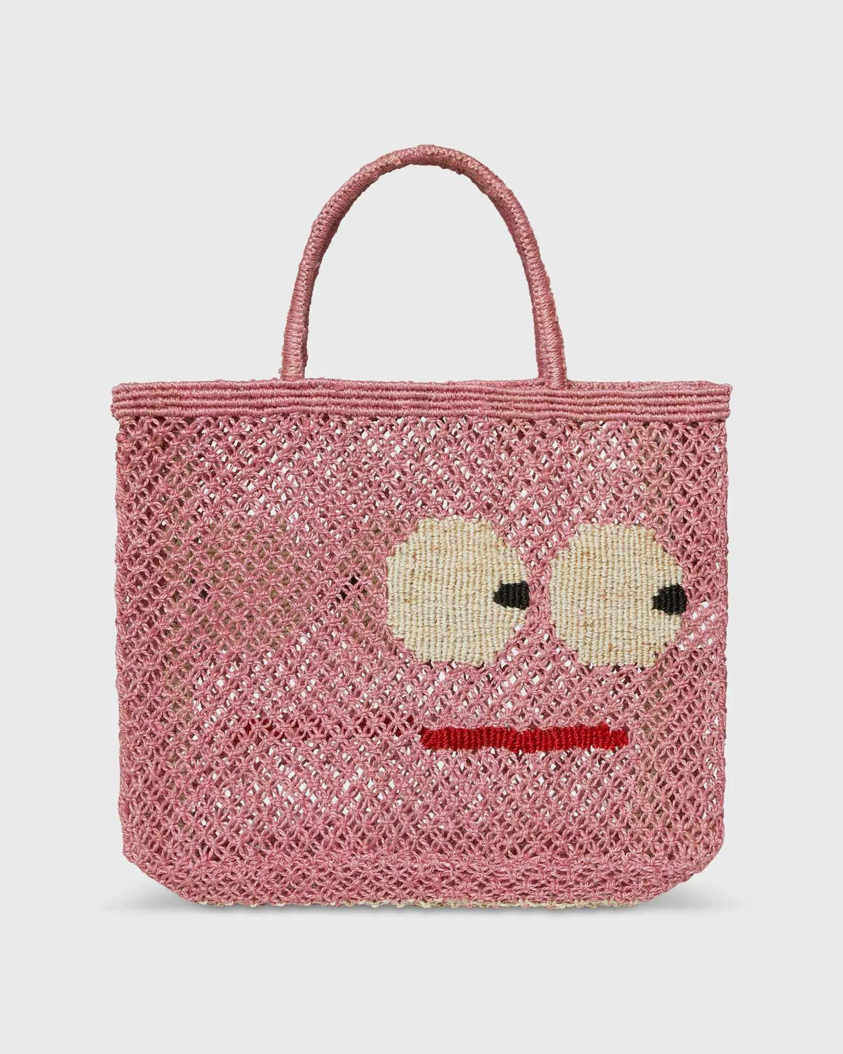Small Big Eyes Tote in Berry sold by Mashburn