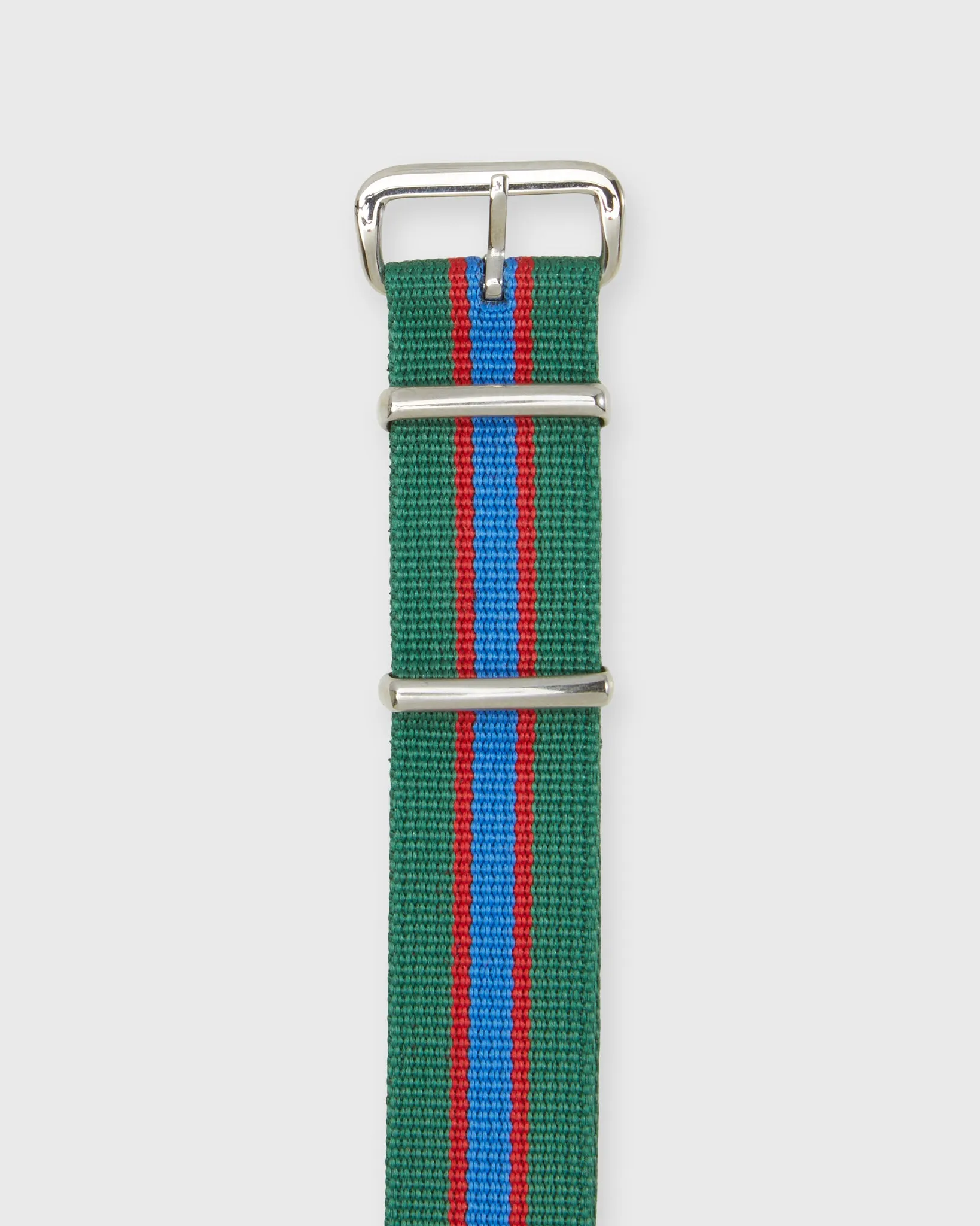 Nato Watch Strap in Green/Blue/Red Stripe sold by Mashburn product image thumbnail 2