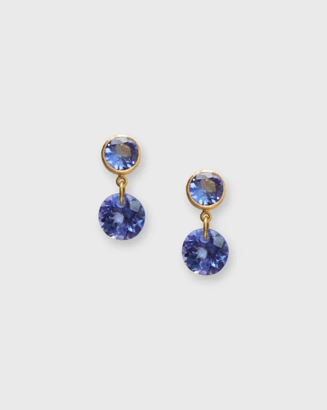 Extra Small Incandescence Earrings in Tanzanite sold by Mashburn
