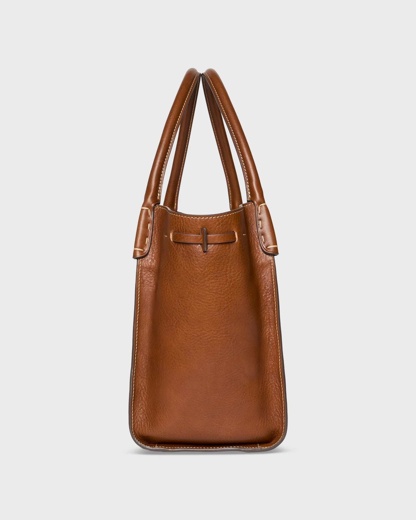 Zoe Tote in Brown Leather sold by Mashburn product image thumbnail 4