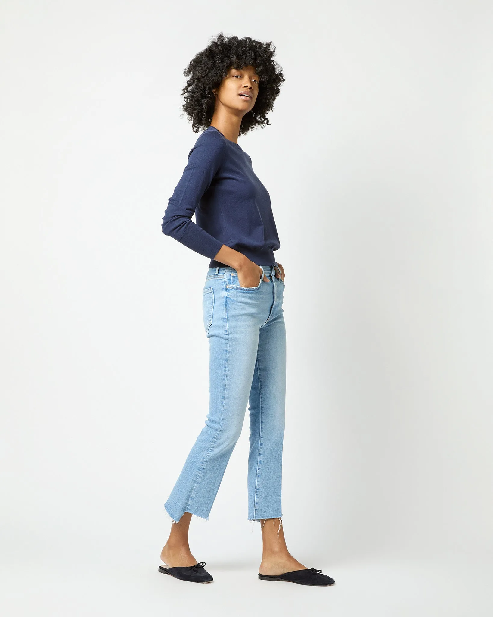 The Insider Crop Step Fray Jean in Limited Ediiton sold by Mashburn product image thumbnail 4